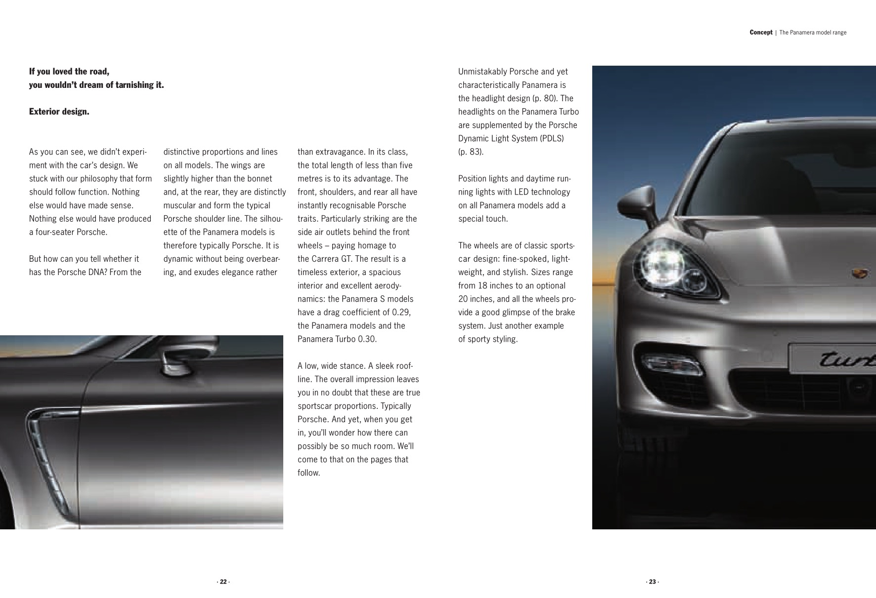 2010 Porsche Panamera Brochure Page 35
